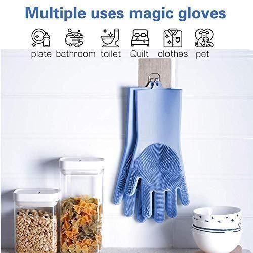 Gloves - Magic Silicone Cleaning Gloves( 1 Pair )