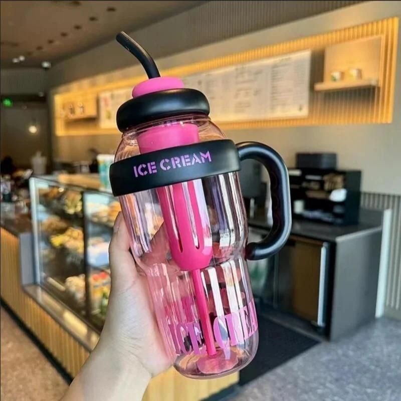 Water Bottle with Handle and Straw (43% Off) FAST BUY SMARTLY BUY ✨)
