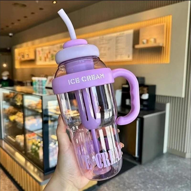 Water Bottle with Handle and Straw (43% Off) FAST BUY SMARTLY BUY ✨)