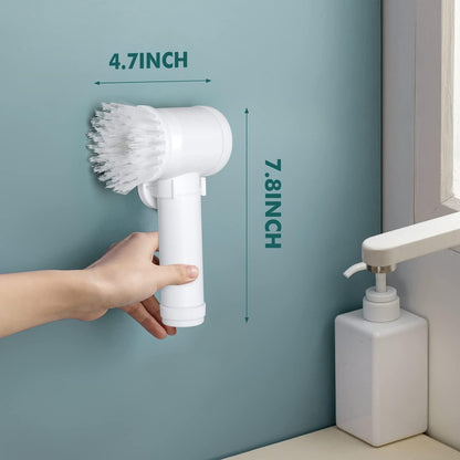 5 in 1 Handheld Cleaning Electric Spin Scrubber | 50% Off For 12 hours