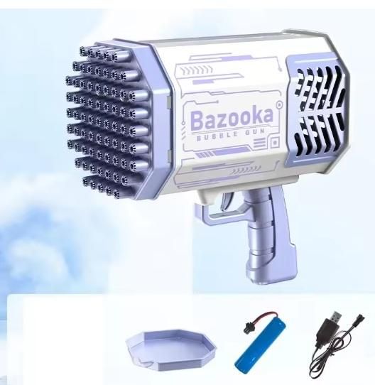 Bubble Gun Machine Kids Automatic Soap Based Bubble Blower(30%Off)