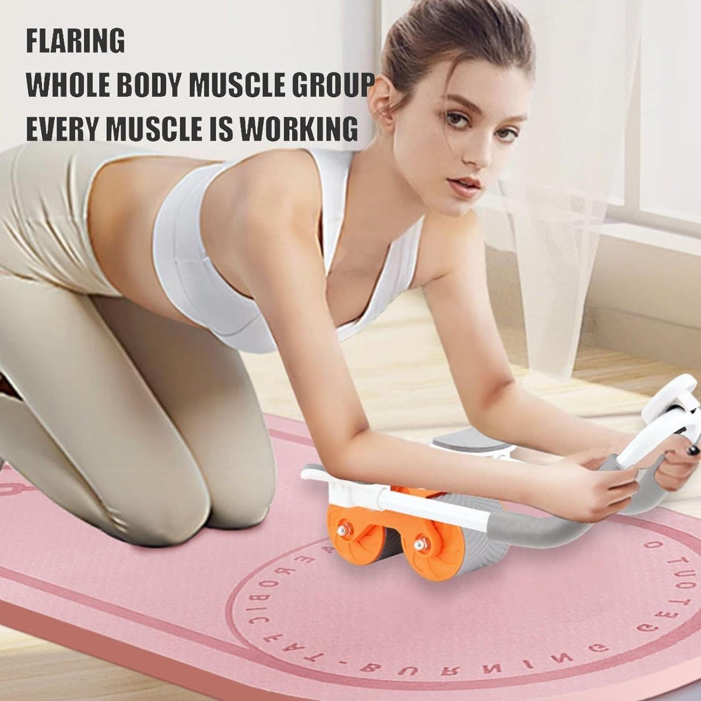 Abdominal Exercise Roller assorted color (45% Off)