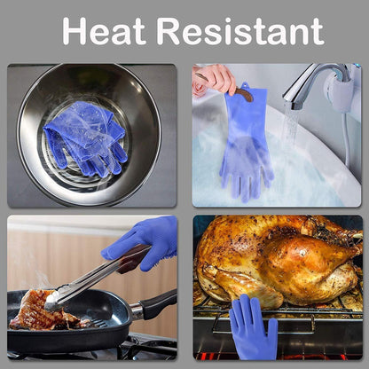 Gloves - Magic Silicone Cleaning Gloves( 1 Pair )
