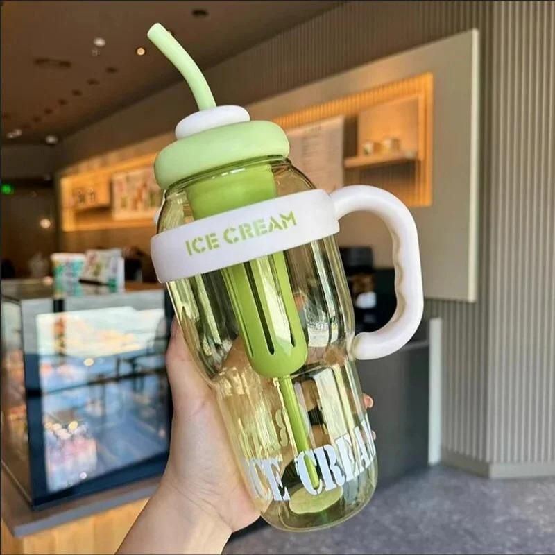 Water Bottle with Handle and Straw (43% Off) FAST BUY SMARTLY BUY ✨)