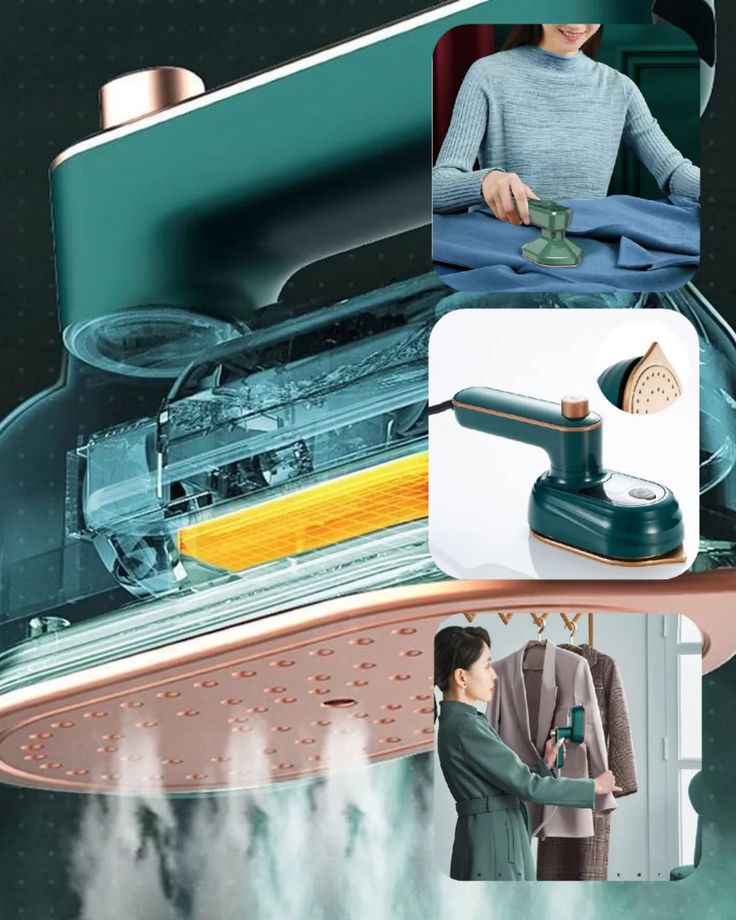 Portable Iron Travel Steamer for Clothes Mini Handheld Press Support Dry And Wet Ironing Small Size Irons Suitable for Outing & Home