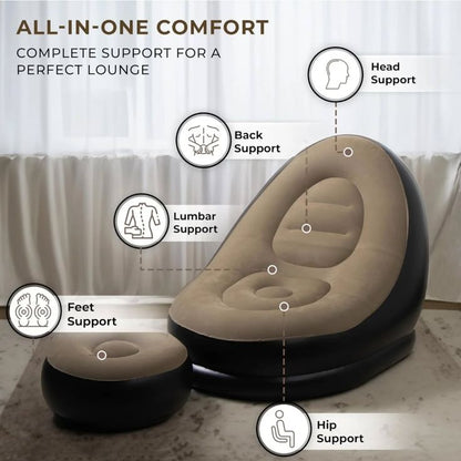 2 in 1 Inflatable Sofa |50% Off Now